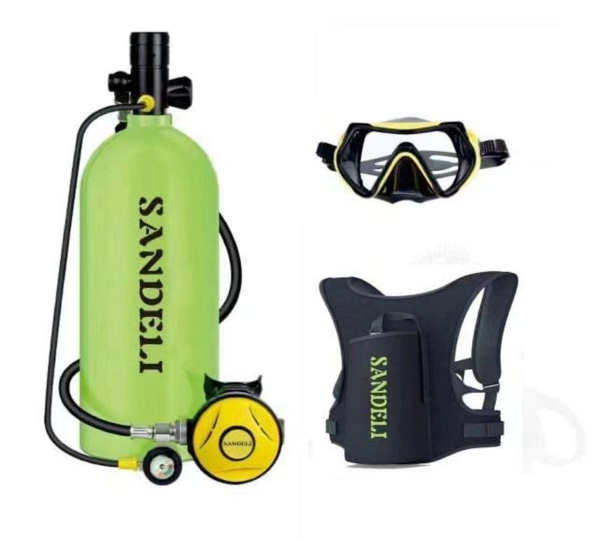 Aquatic Diving - Regulator Tangki Scuba 4 Liter Buatan